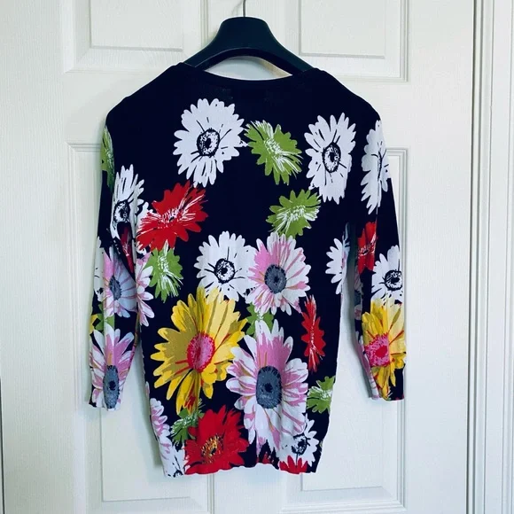 Joseph A Floral Knit Cardi - Picture 3 of 7